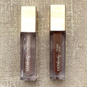 Ulta Beauty Shiny Sheer Lip Gloss & Tan Tinted Lip Oil. Travel Size. New!